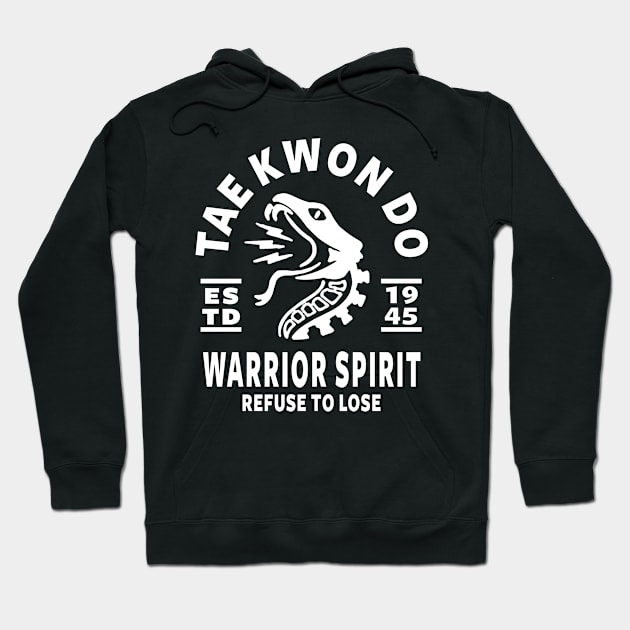 TKD - Taekwondo - Tae Kwon Do Hoodie by TeeUniverse